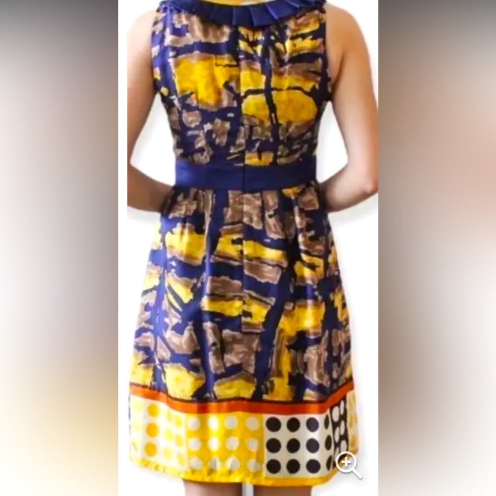 Yoana Baraschi Anthropologie Isla Dorada Silk Dress Size 8 - Picture 3 of 8
